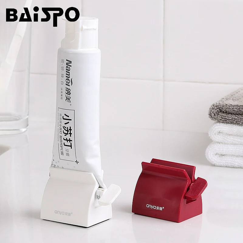 Купить Товары для ванной комнаты BAISPO Multifunction Toothpaste Tube Squeezer Squeezer