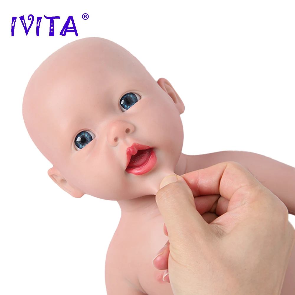 IVITA WB1515 50cm(20inch) 3960g Realistic Silicone Reborn Baby Dolls  Lifelike Bebe Early Education Toy Simulated for Children