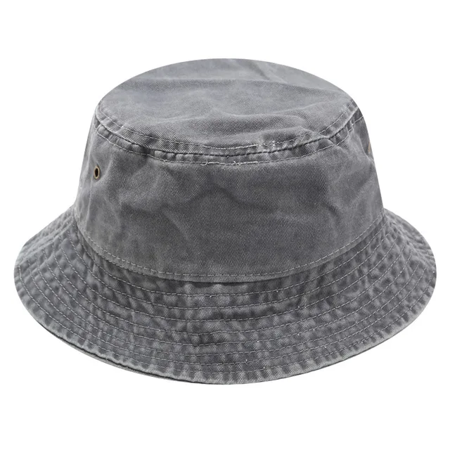 gray fishing hat