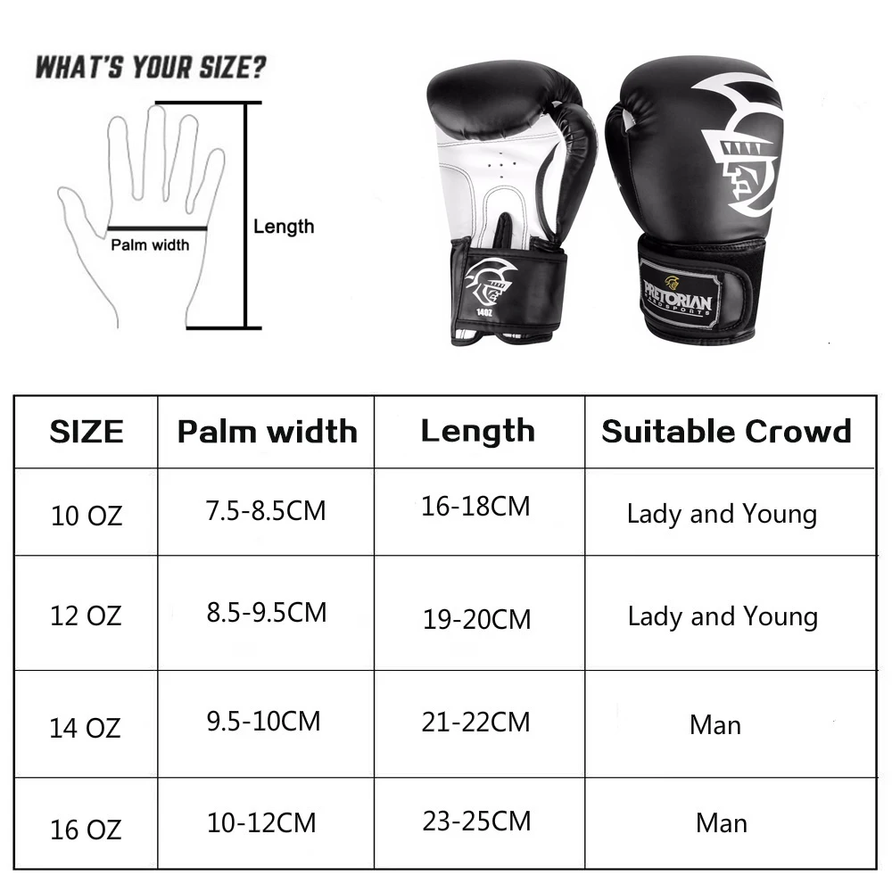 14 oz gloves boxing