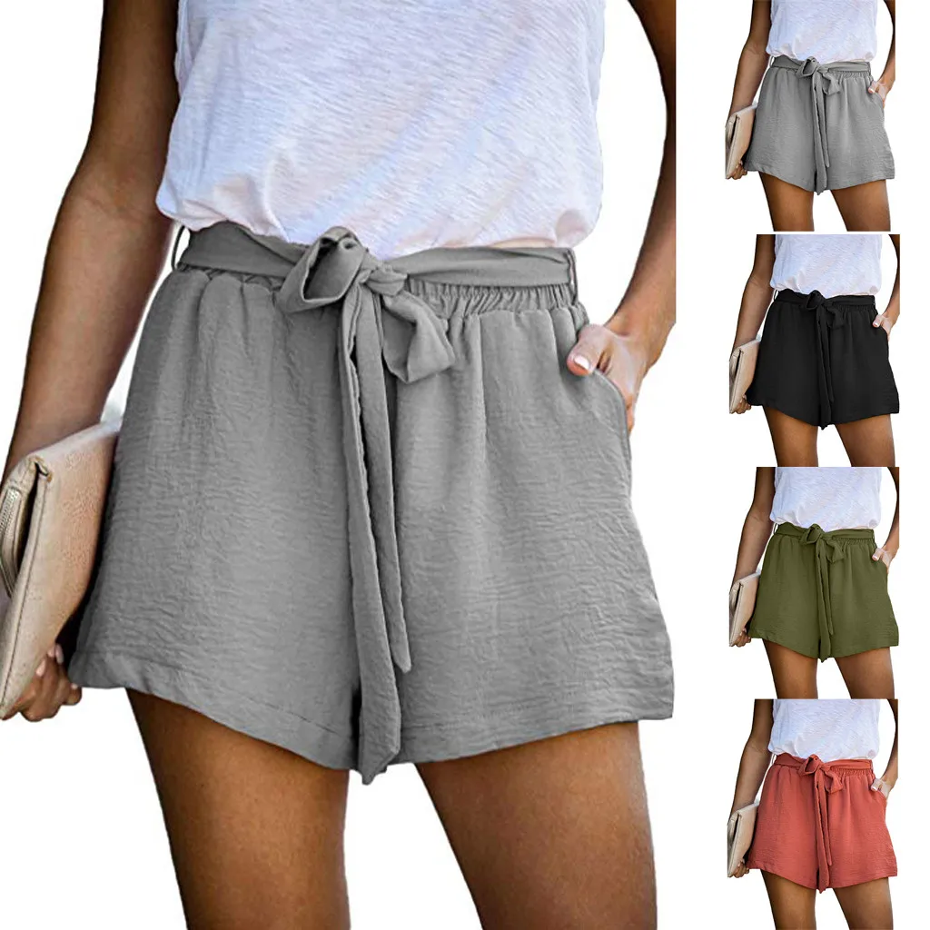 2020 Women Shorts Comfy Drawstring 