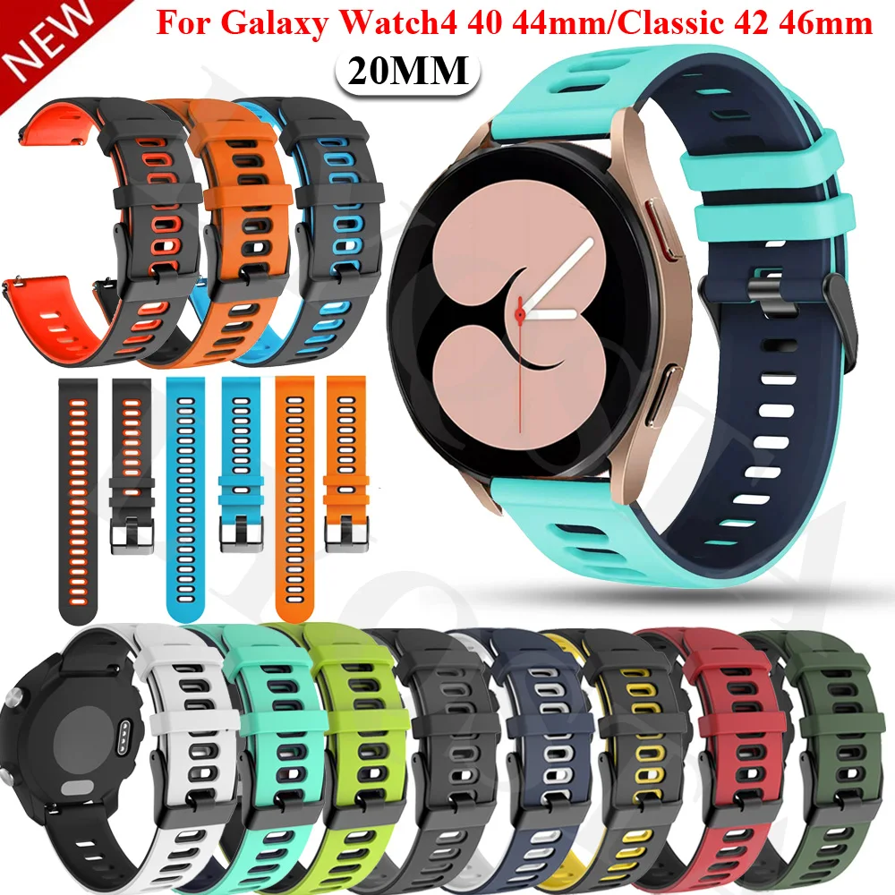 Silicone 20mm Band Straps For Samsung 