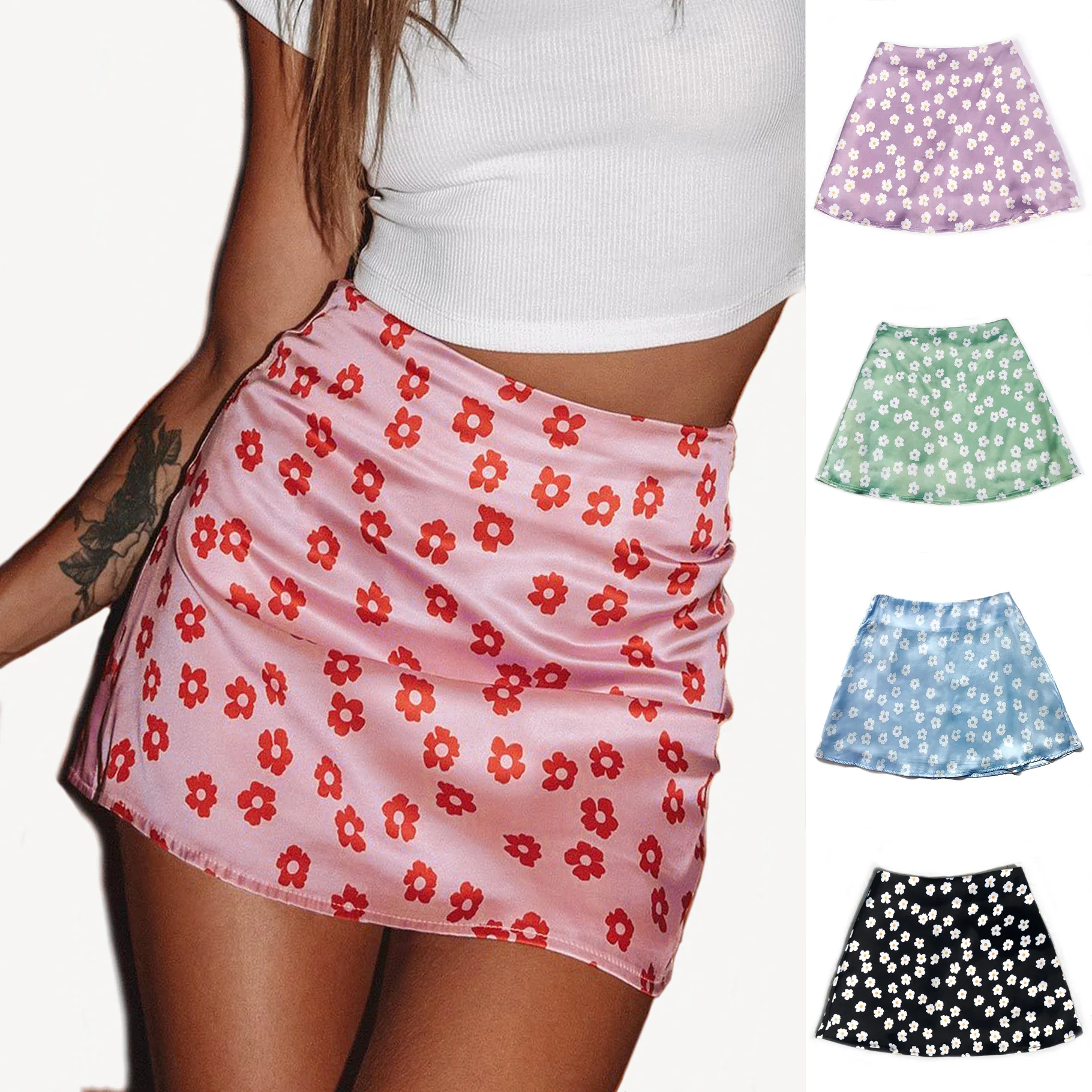 Mini skirt elegant boho skirts womens 
