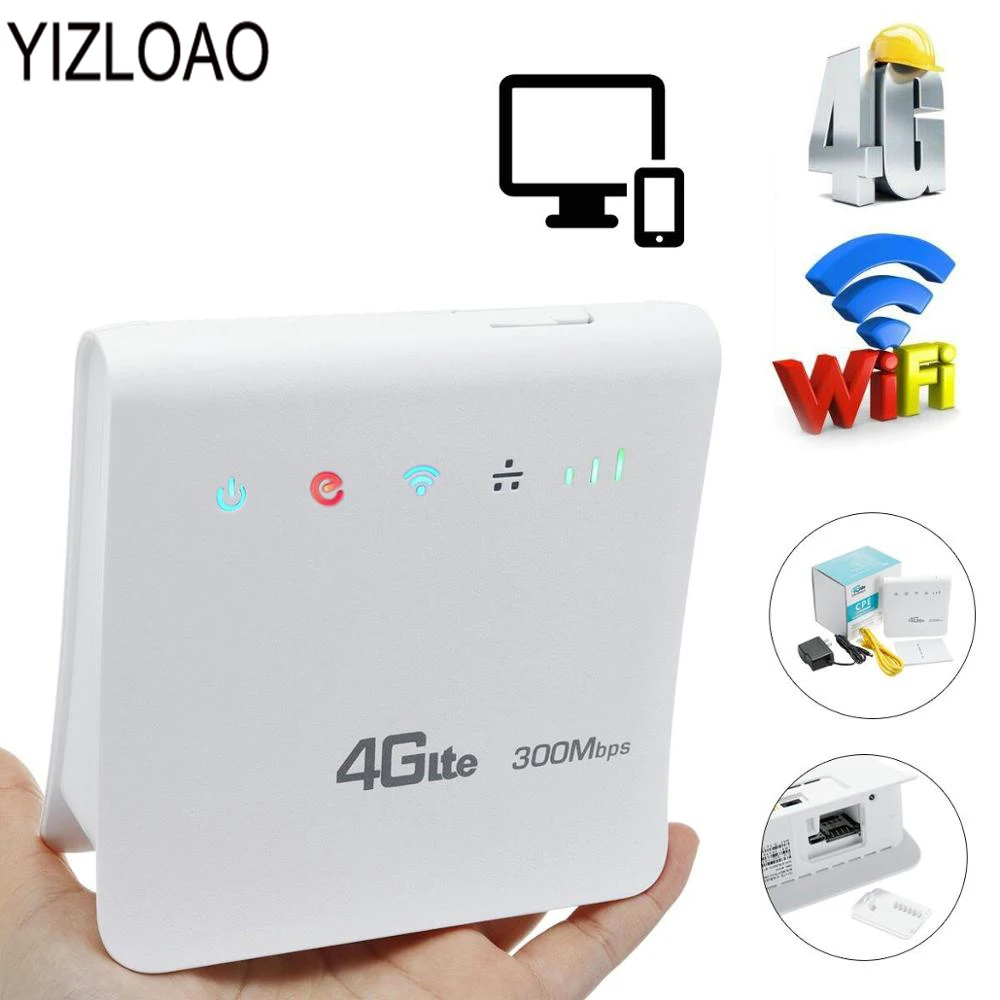 Купить Сети YIZLOAO 4G Lte Router CPE 4G/3G Modem Wifi