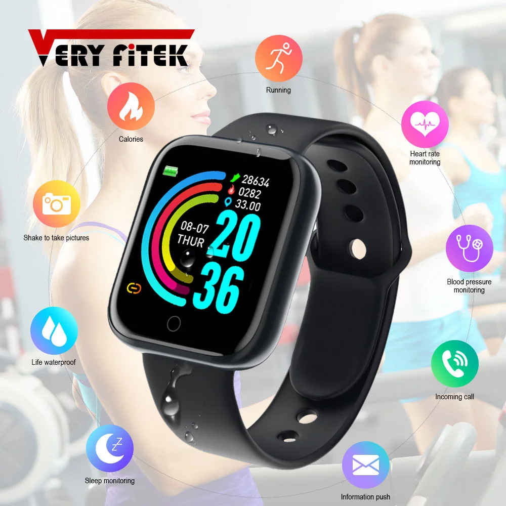 Y68 Bluetooth Fitness Tracker Sports 