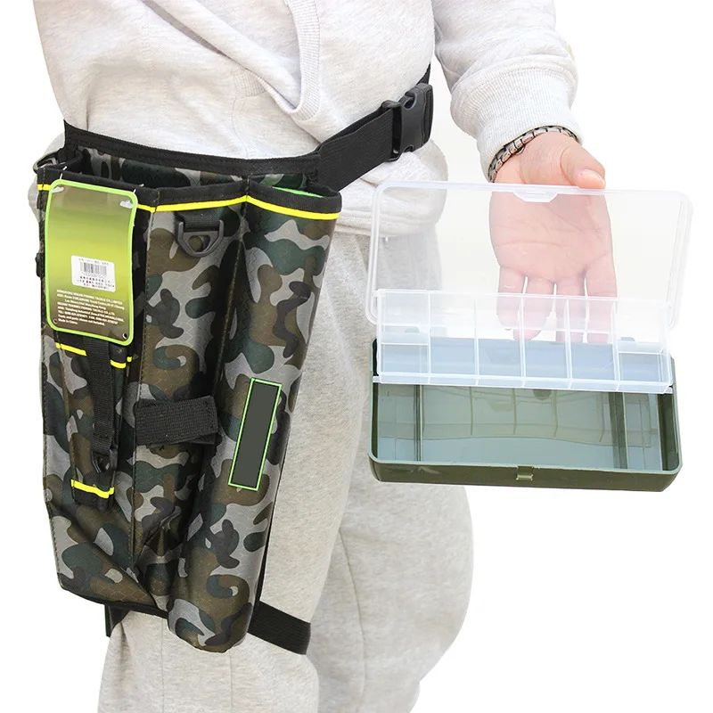 fishing waist pack with rod holder