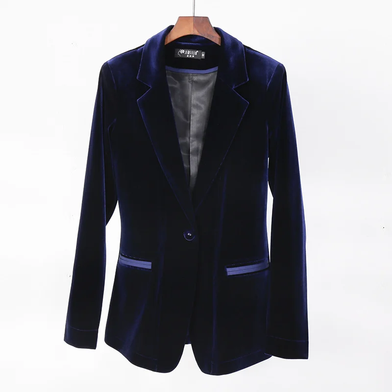 black velvet blazer women blue velvet 