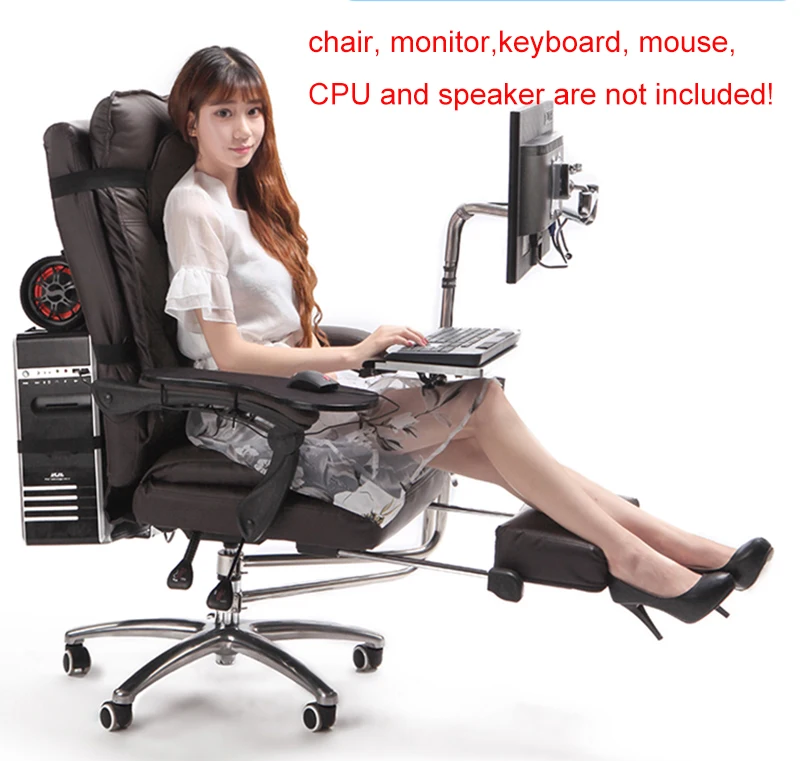 gaming chair with monitor mount