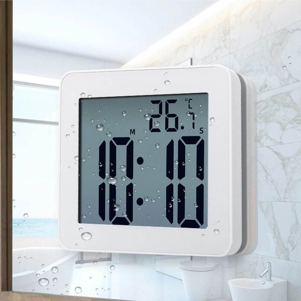 Купить Домашний декор New Digital Bathroom Clocks Simple LCD