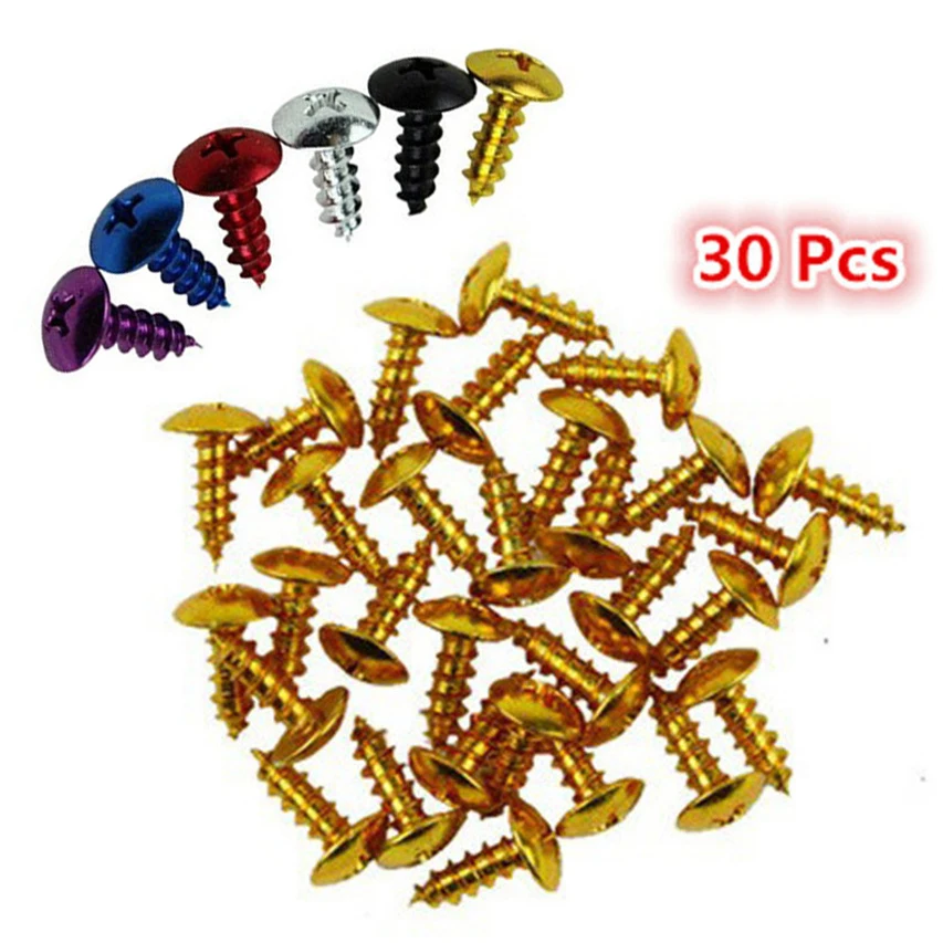 30 PCS 6 colors available moto parts universal motorbike screws fixed accessories motorcycle bolts kit fastener screw-animated-img