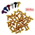 30 PCS 6 colors available moto parts universal motorbike screws fixed accessories motorcycle bolts kit fastener screw