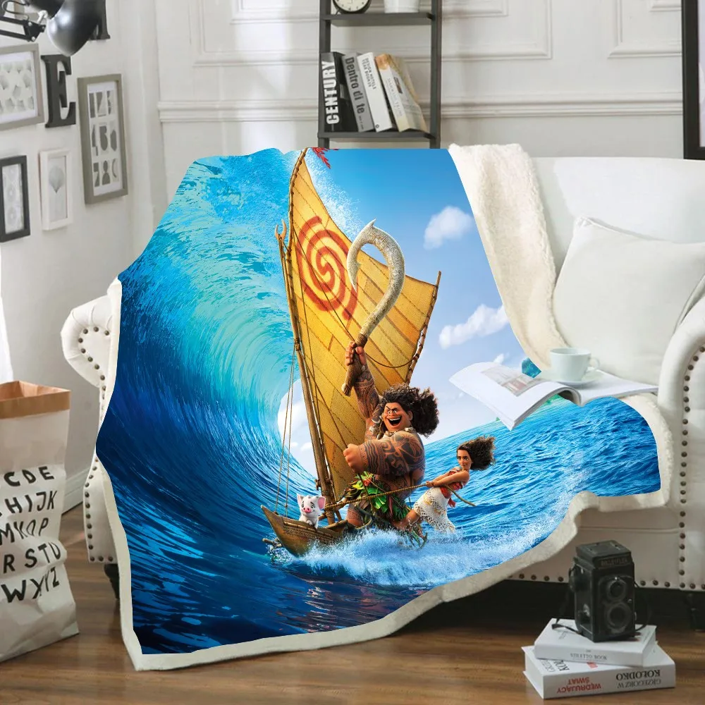 disney moana fleece blanket