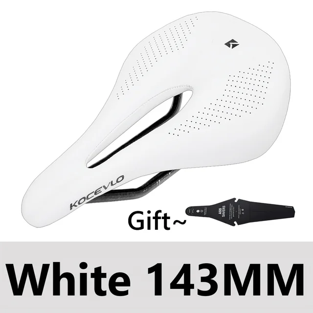 mtb saddle white