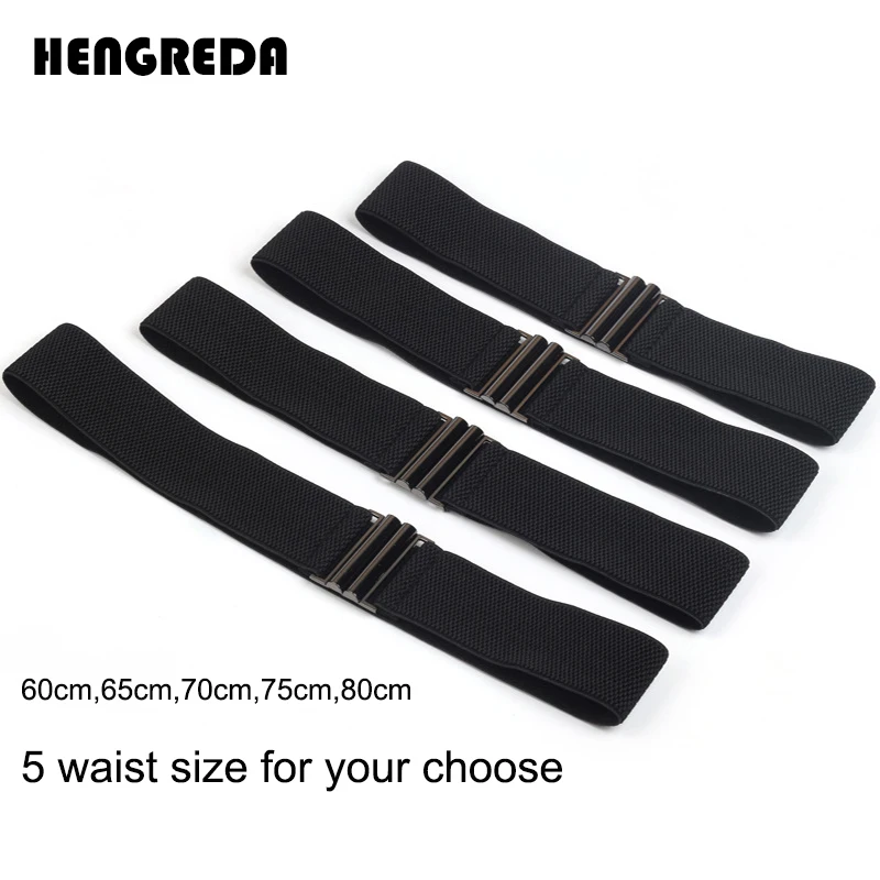 elastic waist belt black