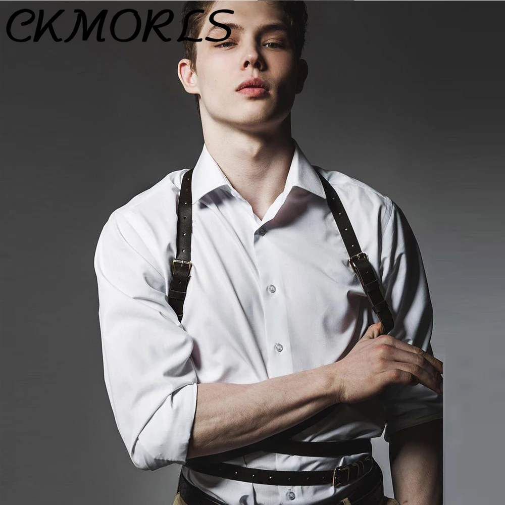 Купить Экзотическая одежда | Men Casual Slim Waist Bondage Sculpting Rope  Gay Bdsm Punk Gothic Harness Belt Handmade Faux Leather Garter Straps For  Women