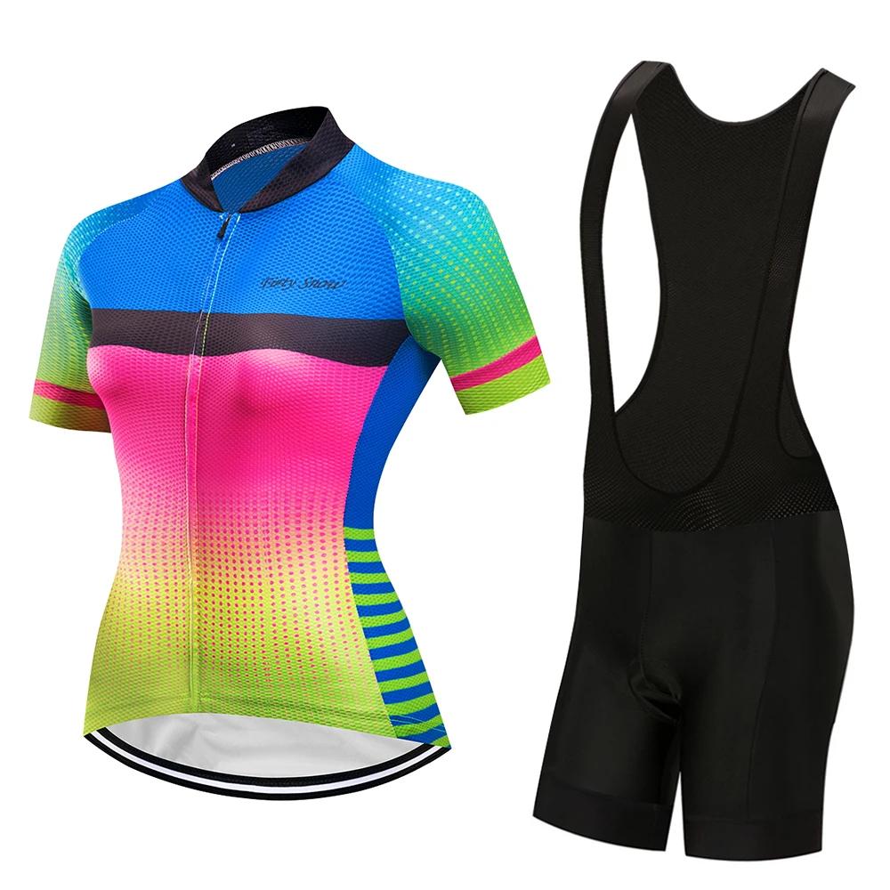 womens bike short sets