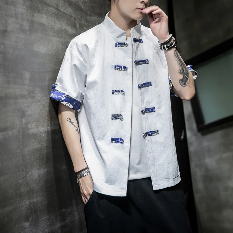 Loose Casual Shirt Traditional Hanfu Shirts