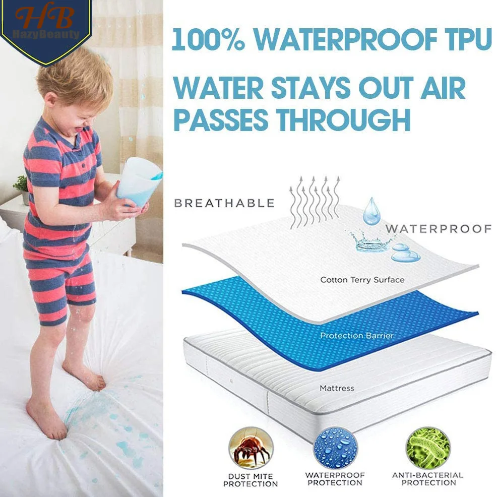 terry cotton mattress protector