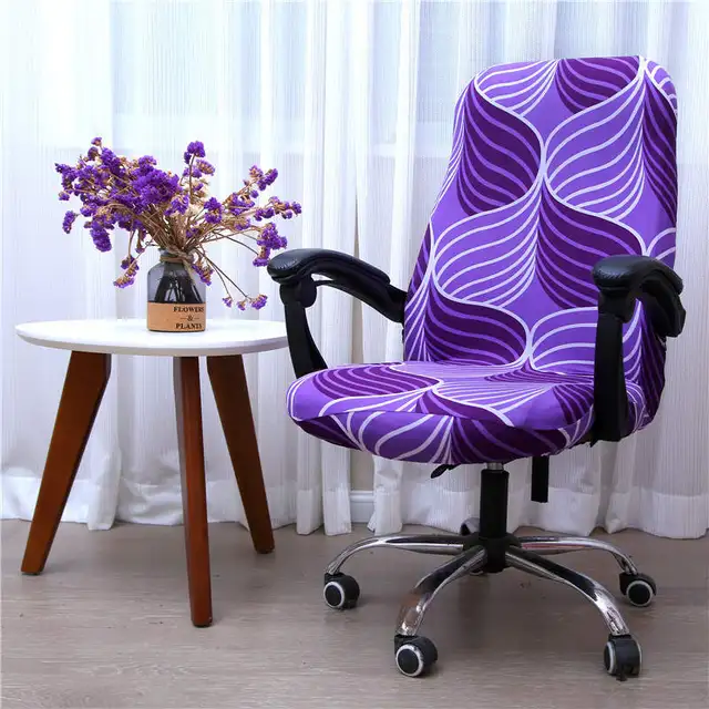 purple computer chair