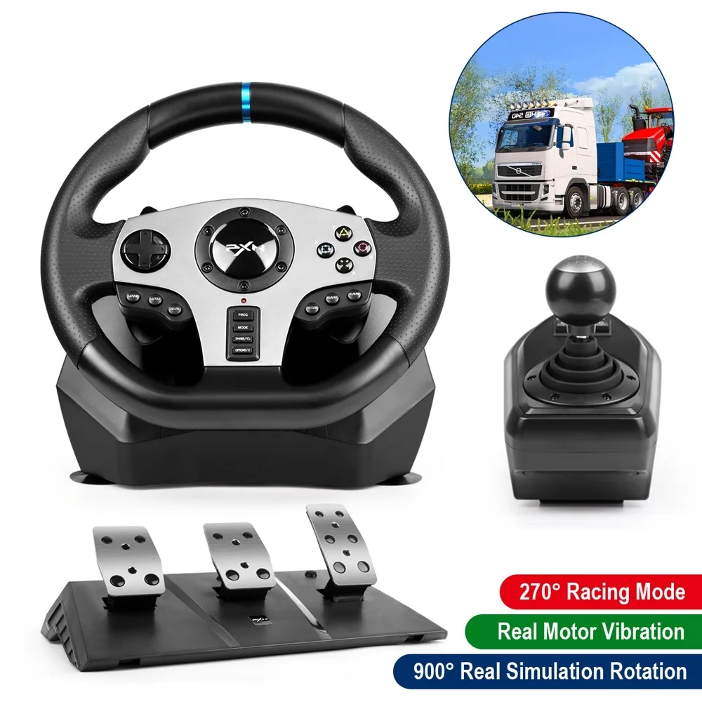 Купить Видеоигры Pedal Gaming Steering Wheel Gamepad Racing Manual