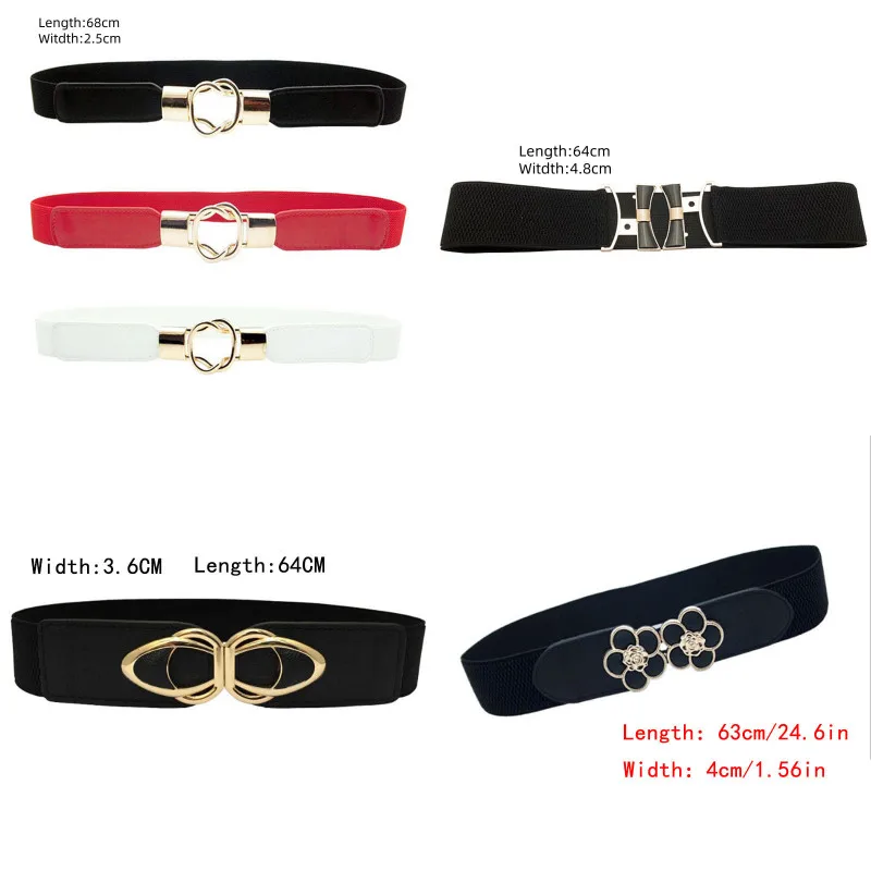 Dress Fashion Stretch women belts plus size