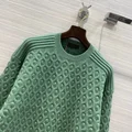 2021 Winter Green Sweater Women Knitted Casual Clothes High Quality 100% Cashmere Loose Pullover preview-3