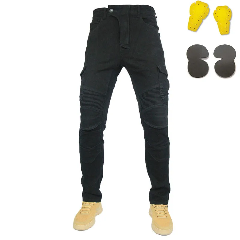 Men Motorcycle Pants Larger Area Aramid Motorcycle Jeans