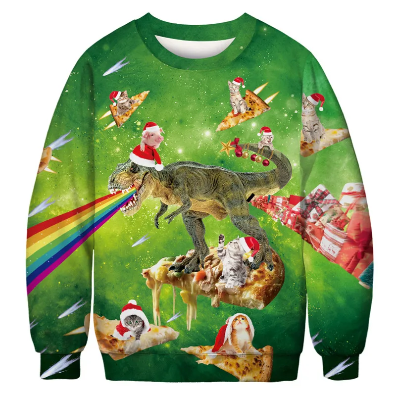 Women Men Pullover Ugly Christmas 