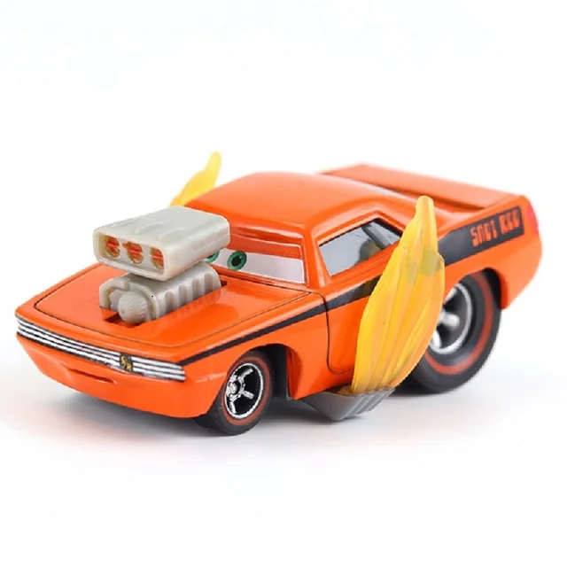 disney pixar cars orange car