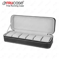 FRUCASE Black Watch Box 6/12 Grids PU Leather Watch Case Watch Storage Box for Quartz Watcches Jewelry Boxes Display Best Gift preview-2