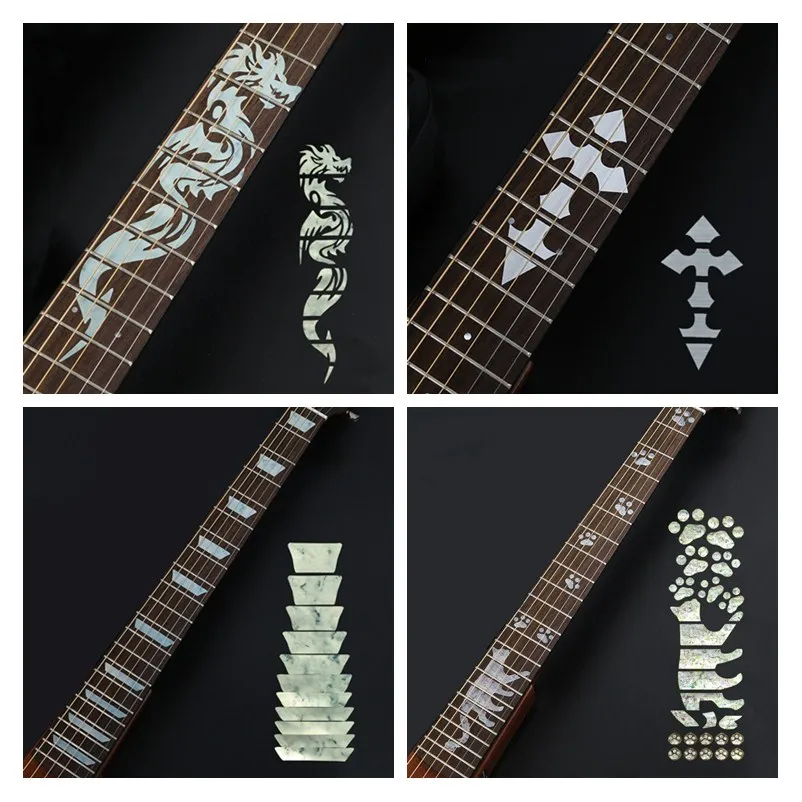 acoustic guitar fretboard stickers