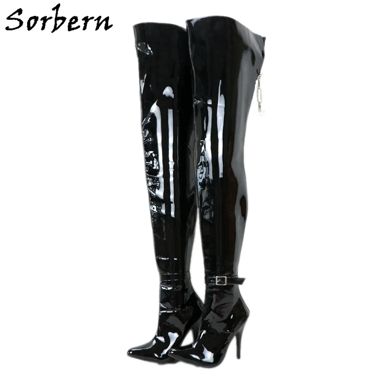 knee high boots with zipper on back