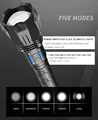 Newest XHP199 High Power Led Flashlight USB Rechargeable Torch Light Most Powerful Flashlight 18650 XHP160 XHP90 Waterproof Lamp preview-2