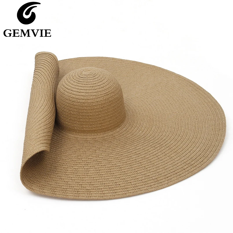 GEMVIE Oversized Straw Hat 