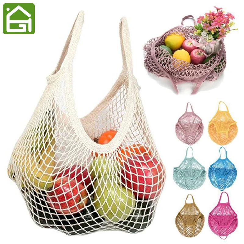 cotton net shopping bolsa