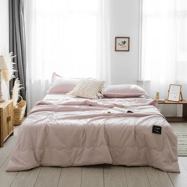 Japan Summer Quilt Blanket For Bed Grey 