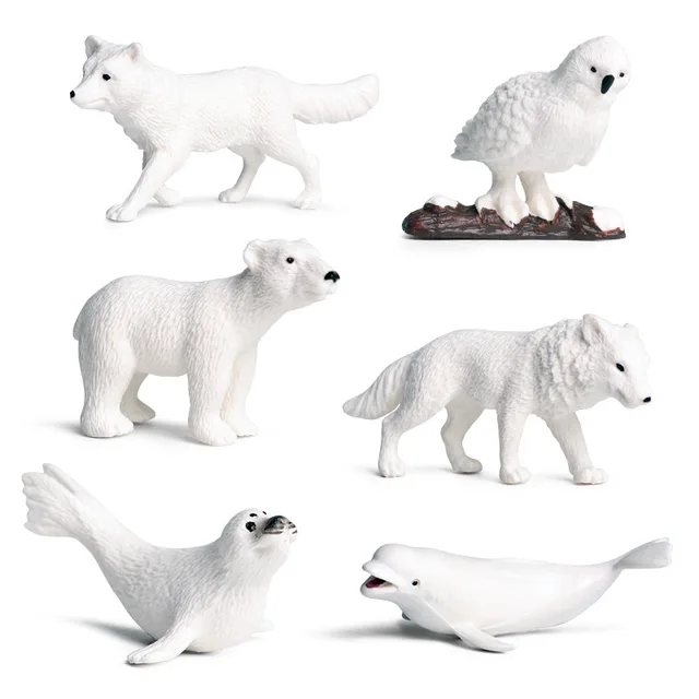 arctic animal toy set