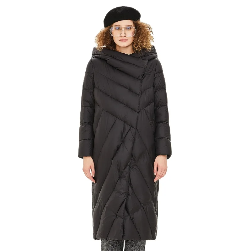 down puffer coat black