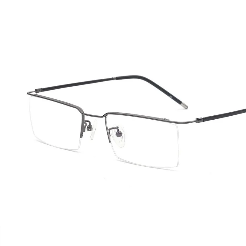 titanium half rim glasses