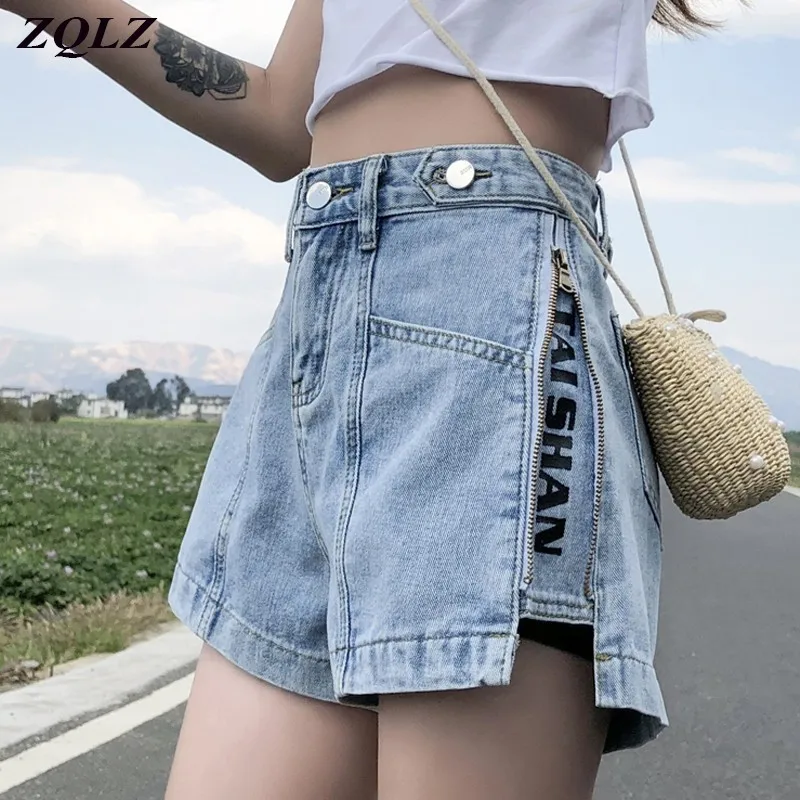 ZQLZ Summer Shorts Denim Women 2020 