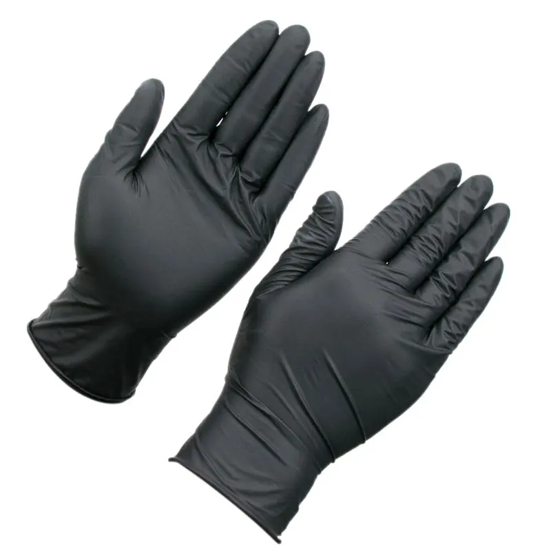 black food prep gloves