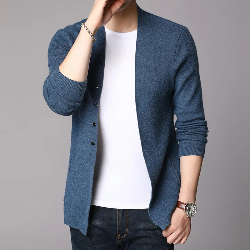 Men's Cardigan Sweaters Plus Size Warm 