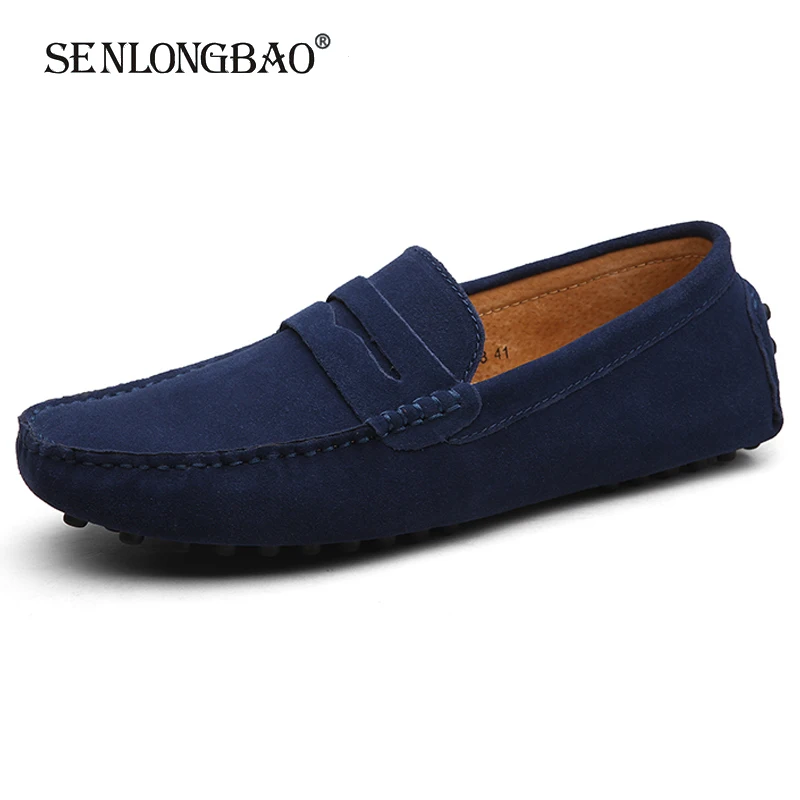 Men High Quality Leather Loafers Men 