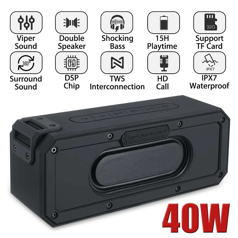 40w bluetooth speaker