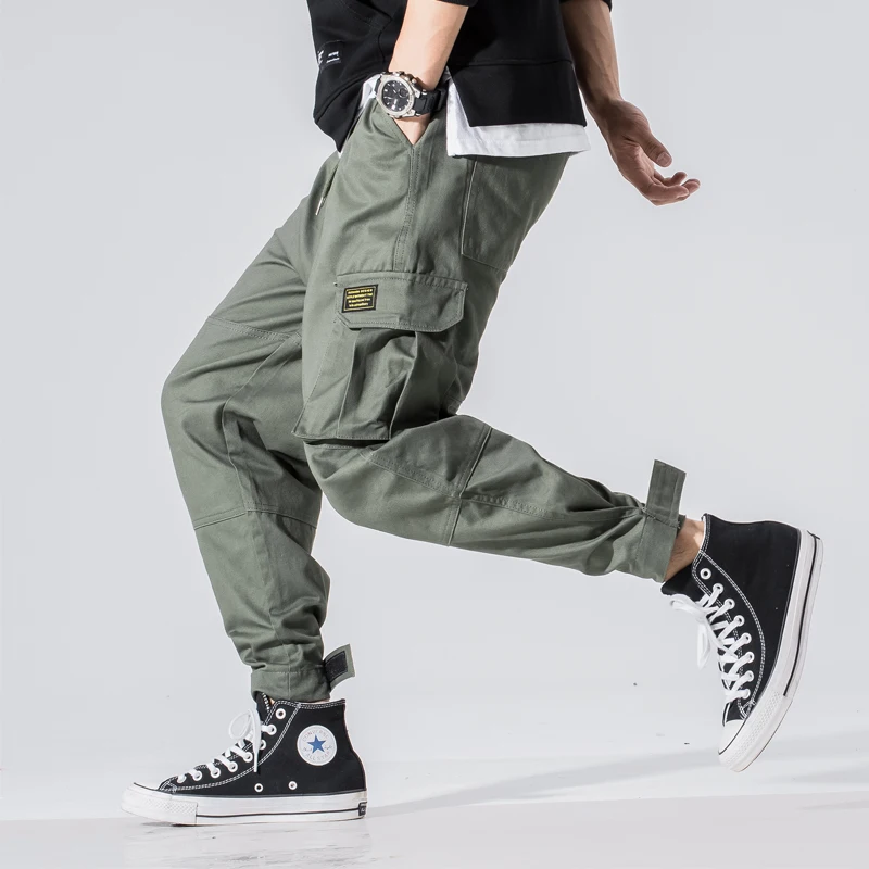 cargo pants velcro ankle