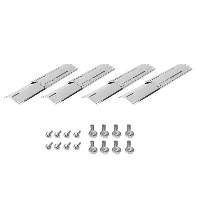 8Pcs Adjustable Stainless Steel Gas Grill Heat Plate BBQ Tools For Barbecue Kitchen Cooking Tool Camping BBQ Accessories