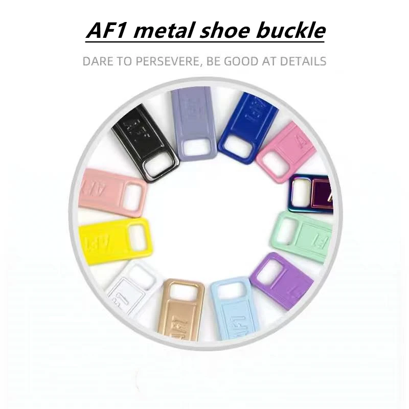 2pcs/pair Shoelace Buckle Metal Shoelaces AF1 Shoelaces Buckle Accessories  Metal Lace Lock DIY Sneaker Kits Metal Lace Buckle