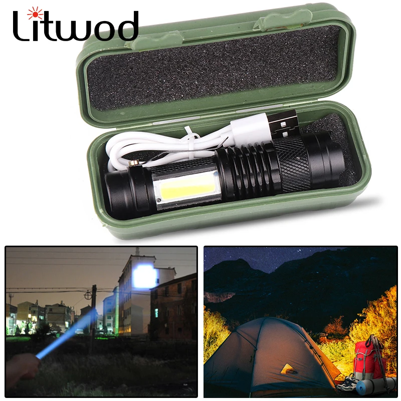 usb charge flashlight