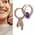 [BUY 3 PCS SAVE 5%] 925 Sterling Silver O Earrings Arrival Fashion Classic Geometric Women Earrings Asymmetric Earrings Jewelry preview-6