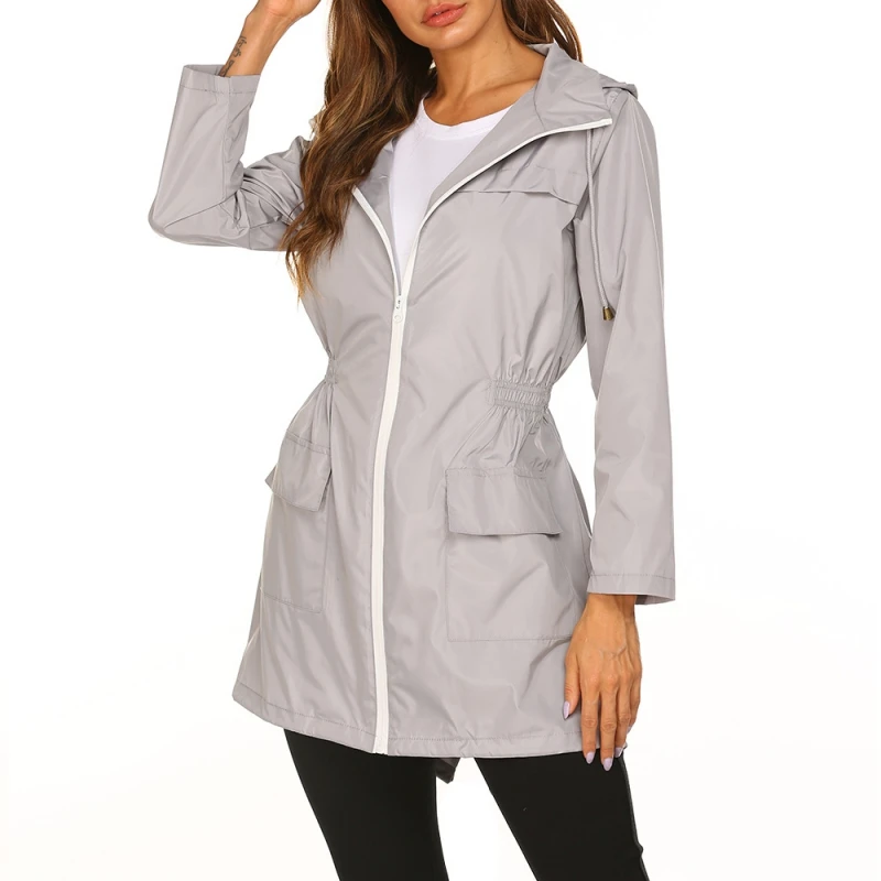 long lightweight waterproof coat